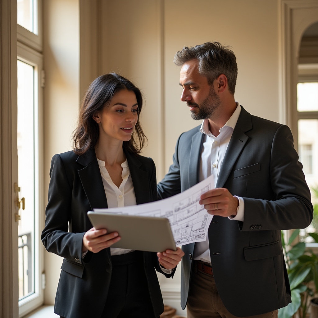 Team di Xelivvora Hub durante una consulenza di home staging in un appartamento italiano